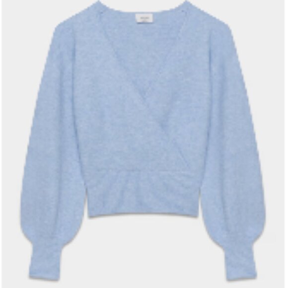 NEW Aritzia Wilfred Softspoke Dear Sweater in blue, medium - Picture 1 of 3